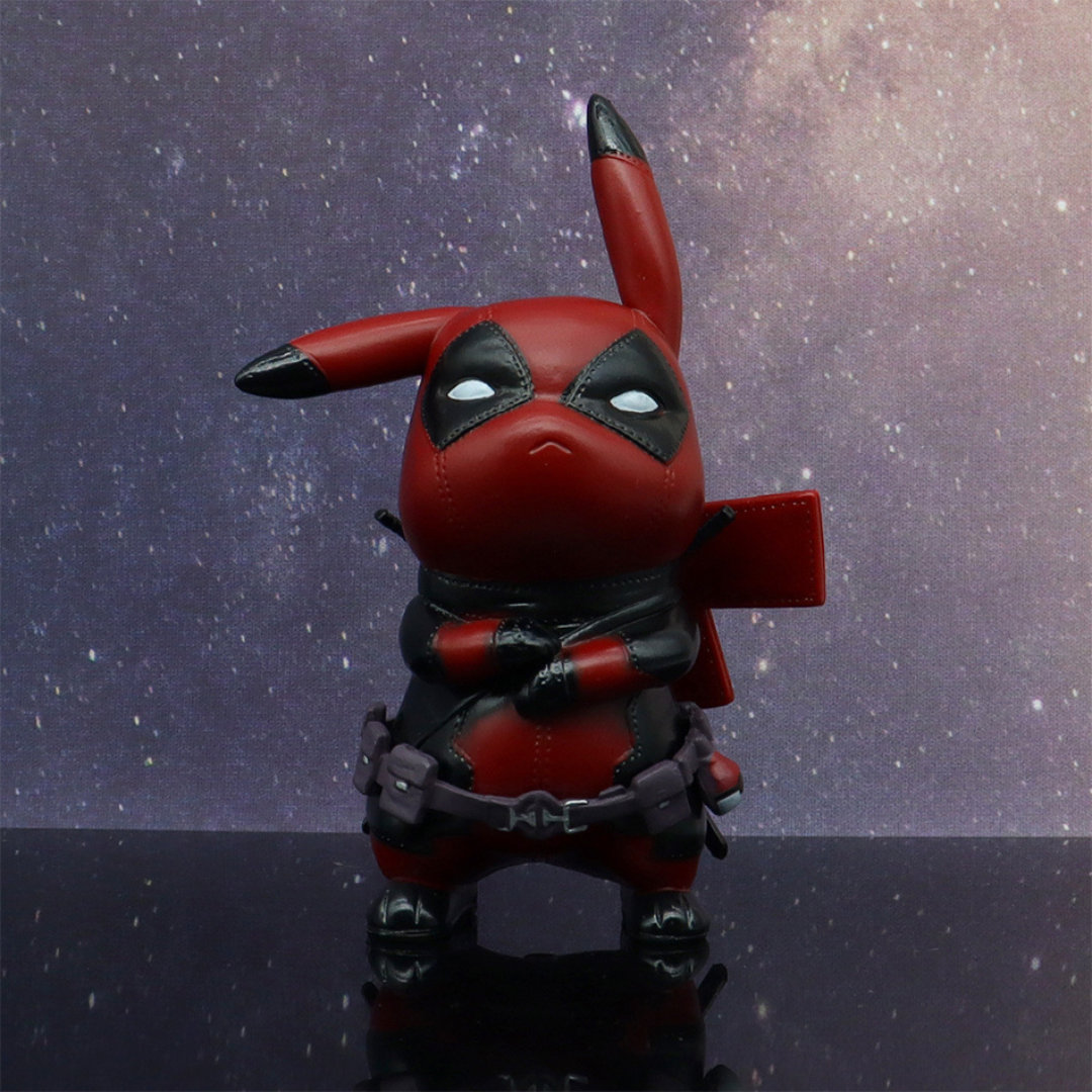 Deadpool Pikachu Figurine